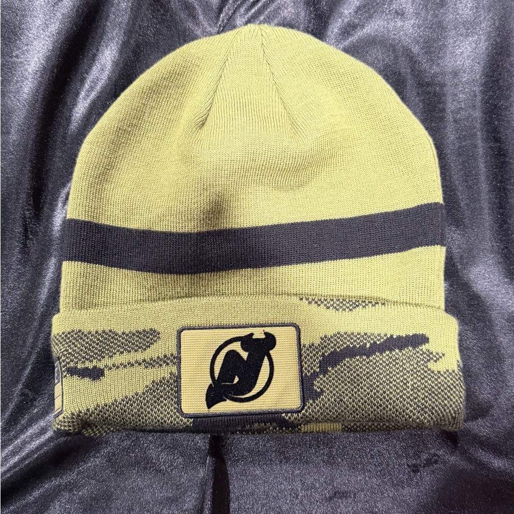 NHL Olive and Black Beanie